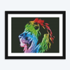 Neon Rainbow Lion